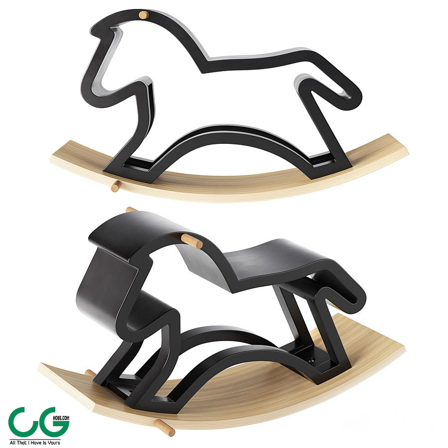 Crate and Barrel Modern Heirloom Rocking Horse